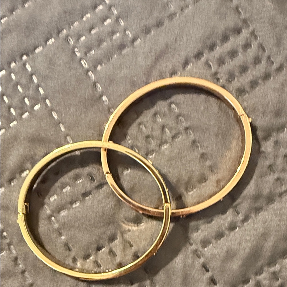 Coach Gold and Rose Gold Bracelets